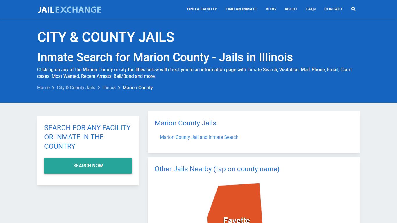 Inmate Search for Marion County | Jails in Illinois - Jail Exchange